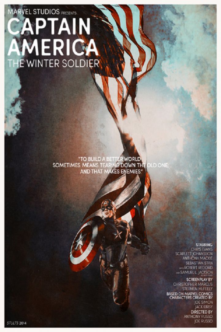 Inconnus affiche Captain America (3)
