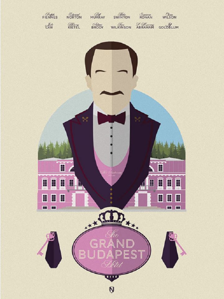 Inconnus affiche Grand Budapest Hotel (1)