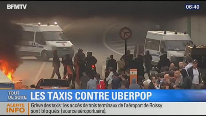 paris crs taxis vs uberpop