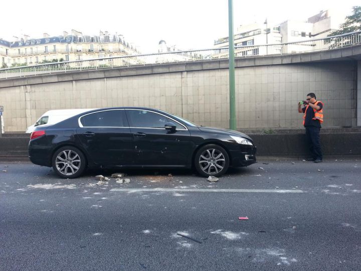 taxis paris violence voiture peripherique