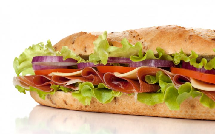 Calories km sandwich