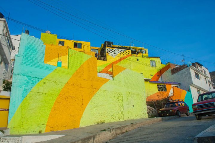 Graffiti geant maison Mexique (5)
