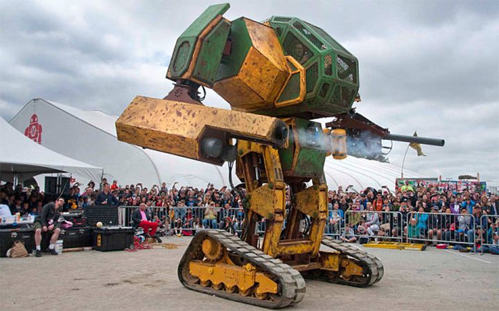 Mark II combat robots