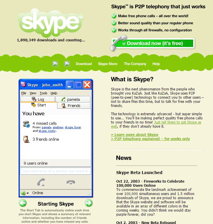 Premiere version Skype