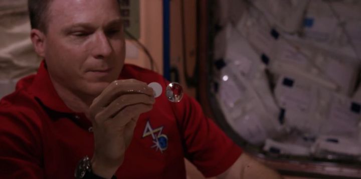 astronautes cachet effervescent apesanteur