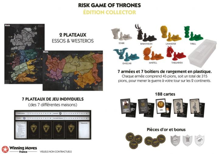 risk game of thrones contenu
