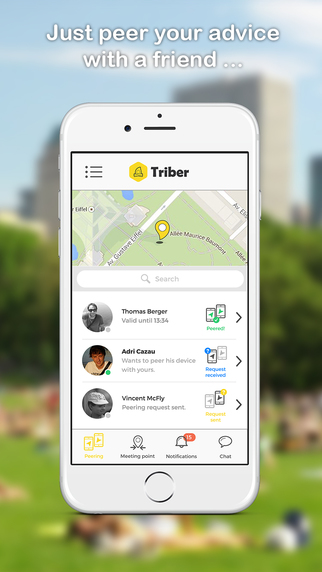 triber app localiser