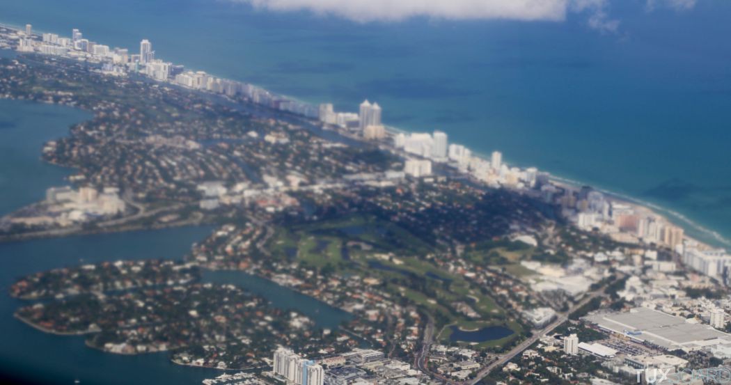 Miami Beach vue avion