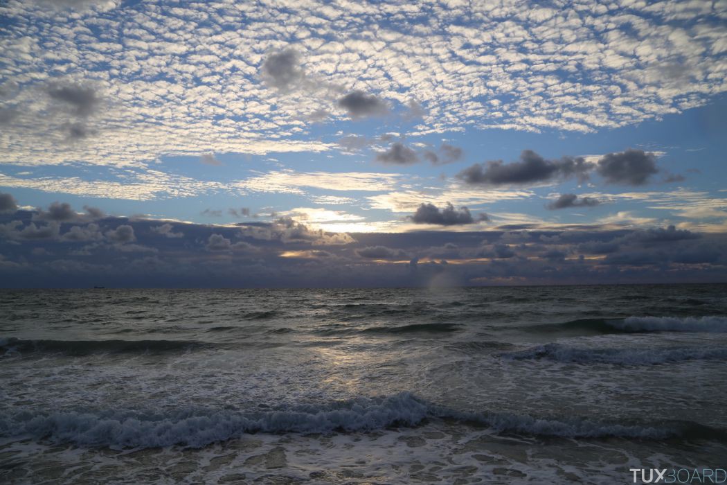 Vue lever de soleil Miami Beach