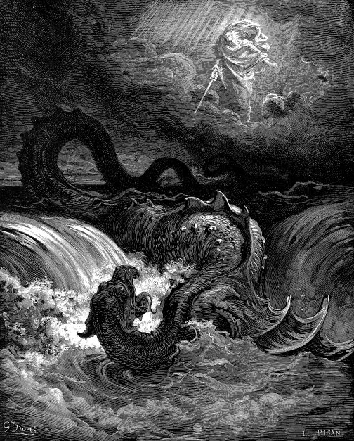 Destruction du Leviathan, Gustave Doré