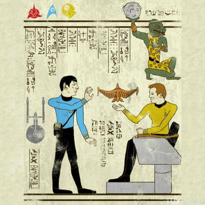 hieroglyphes Star Trek