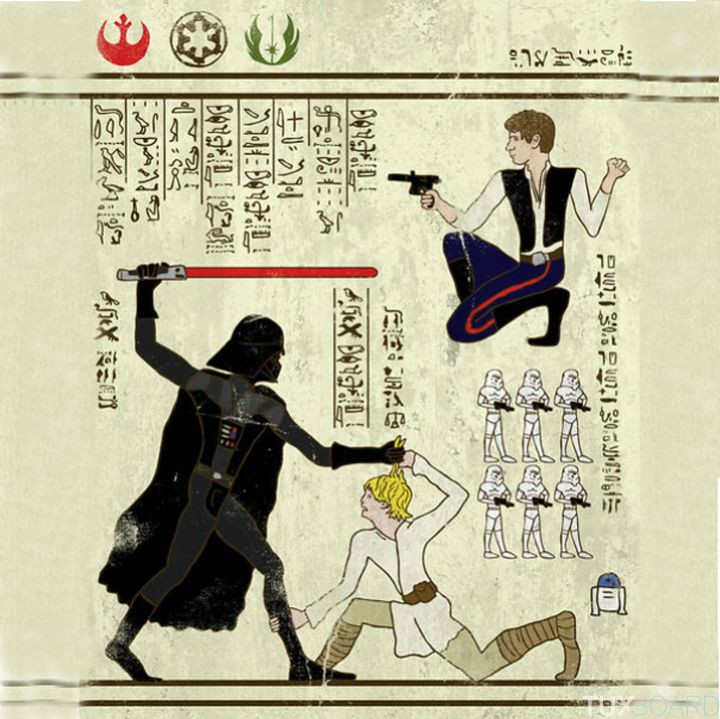 hieroglyphes Star Wars