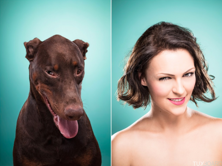 ines opifanti dog people serie photo