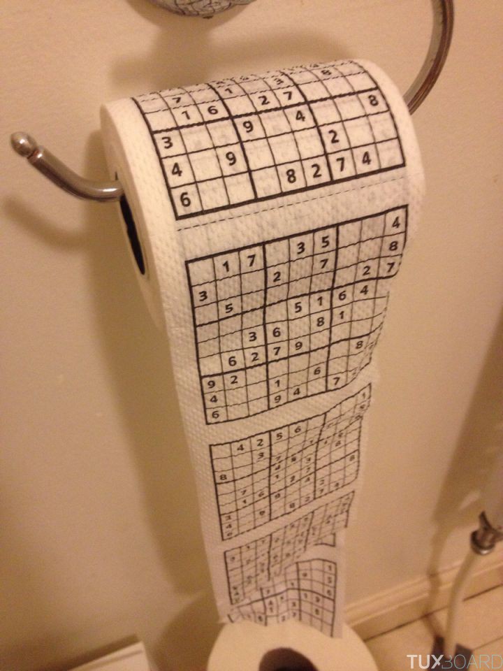 photo papier toilette sudoku