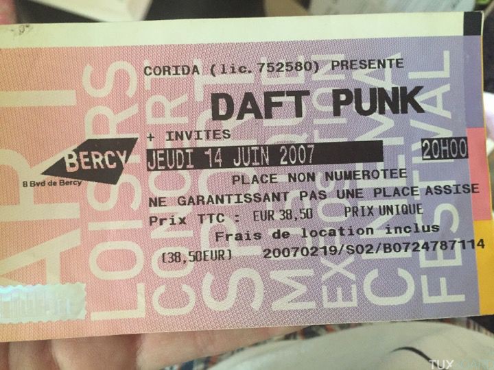 Place concert Daft Punk 2007