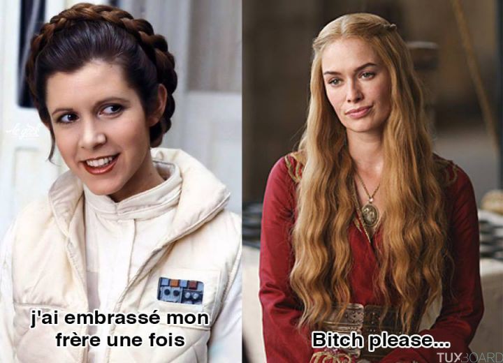 Princesse leia vs Cersei Lannister