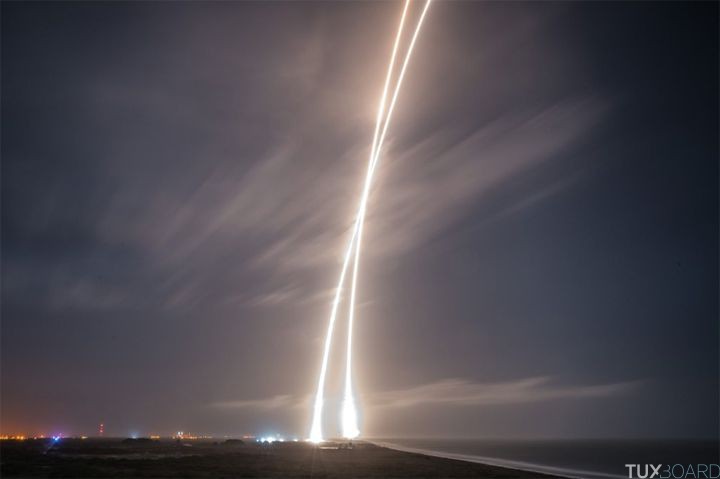 SpaceX Falcon 9 atterrissage