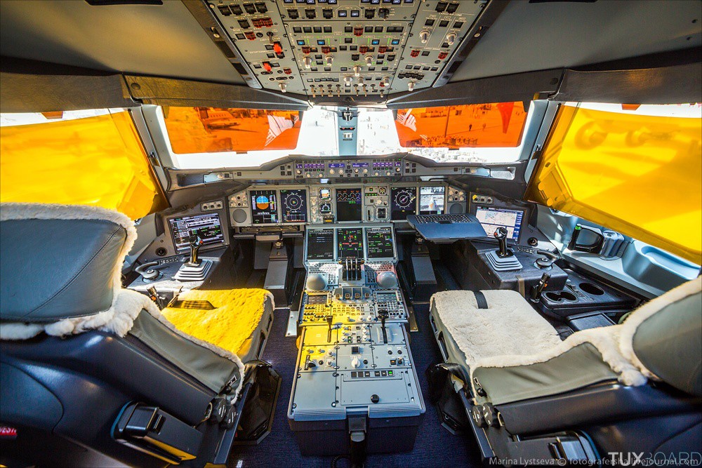 photo a380 etihad cabine pilote