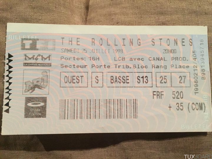 place concert Rolling Stones 1998