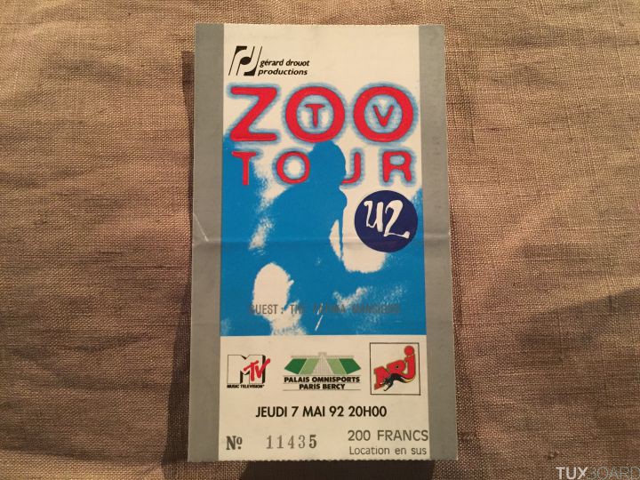 place concert U2 ZOO Tour