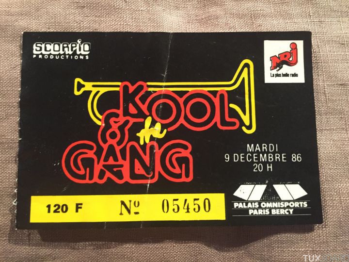 place concert kool and the gang 1986