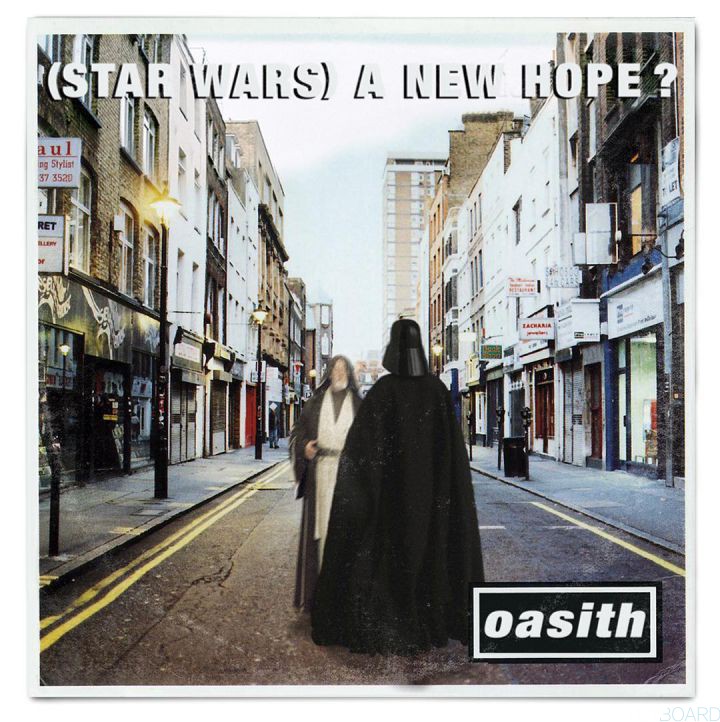 star wars pochette album oasis