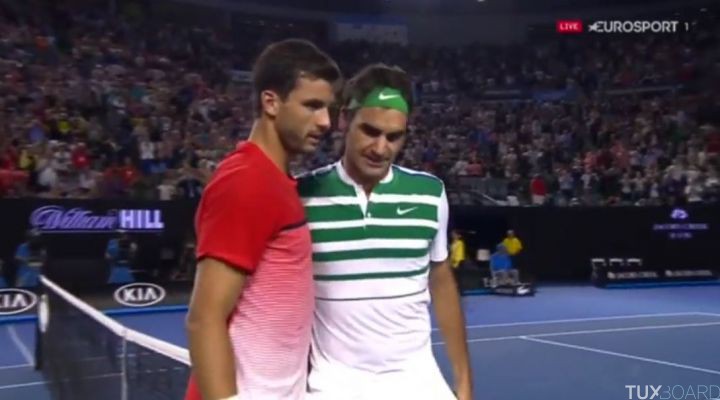 Open Australie 2016 Balle de match Federer VS Dimitrov