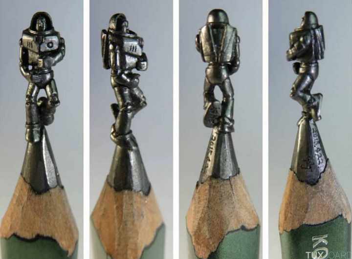 sculptures sur crayon Chien Chu Lee (11)