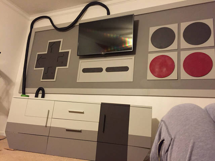 Transformation chambre Nintendo NES 11