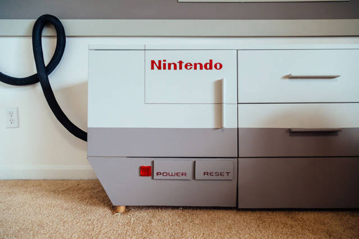 Transformation chambre Nintendo NES 14