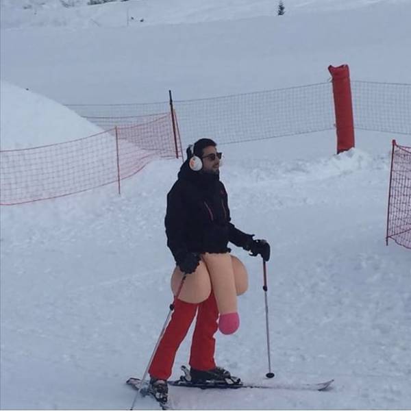deguisement ski ridicule