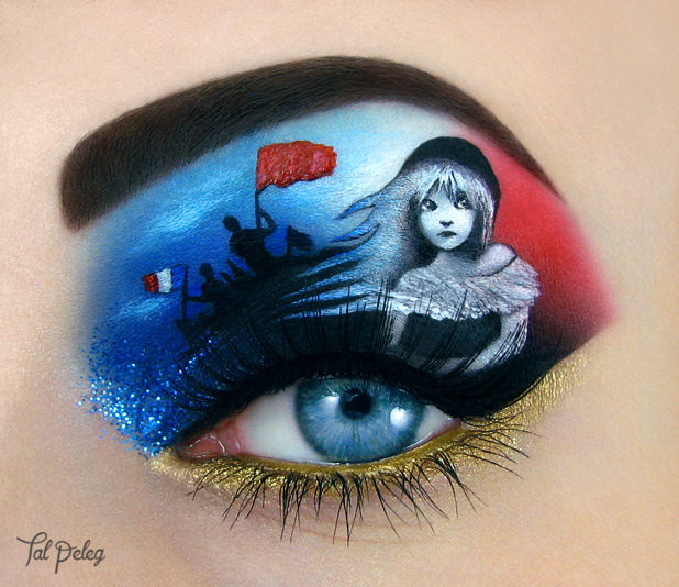 maquillage oeil conte Miserables