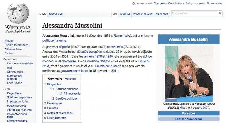 Alessandra Mussolini Wikipedia