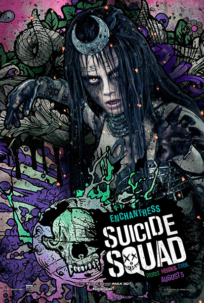 Enchantress suicide squad poster