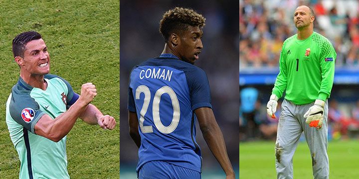 Euro 2016 stats 1er tour Ronaldo, Coman, Kiraly