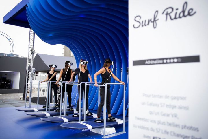 parc attractions samsung realite virtuelle surf