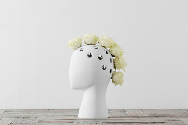 vase fleurs coiffure