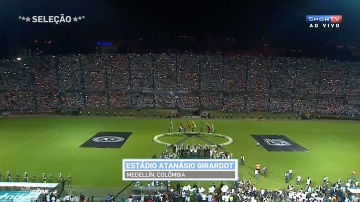 Atletico Nacional hommage joueurs de Chapecoense