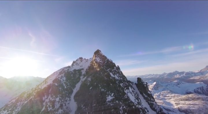 alpes suisses drone
