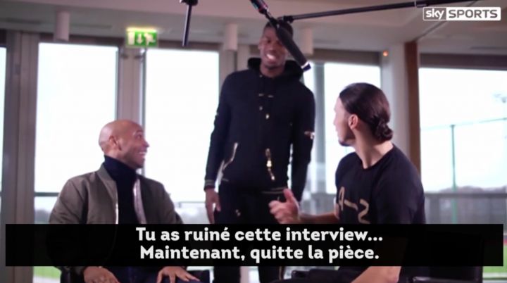 interview entre Zlatan et Thierry Henry
