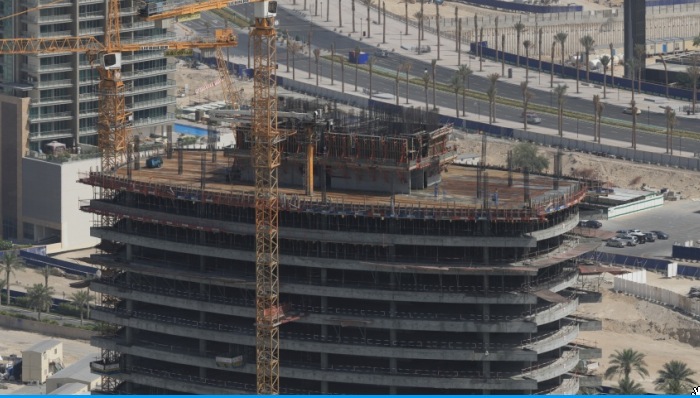 Dubai 45 gigapixels batiment construction