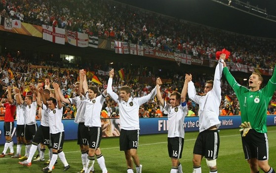 Allemagne Angleterre 4-1 Coupe du Monde 2010 27 juin 2010