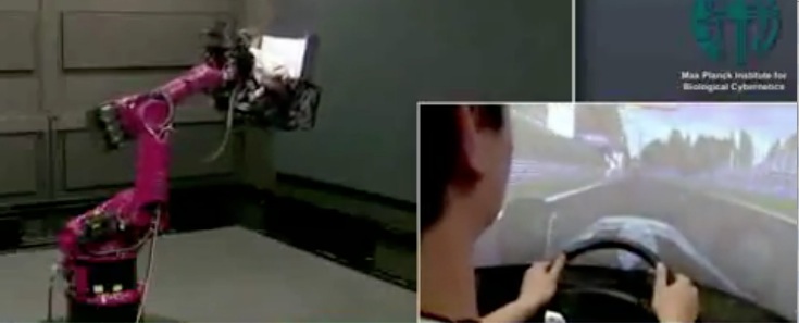 Video Bras robotisé Simulateur Ferrari F1