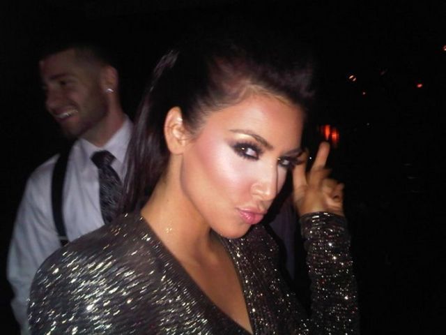 Kim Kardashian Duck Face