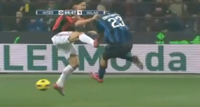 Agression Ibrahimovic Materazzi