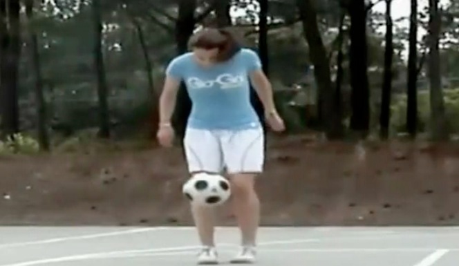 Video jongleuse Cristiana Ronalda