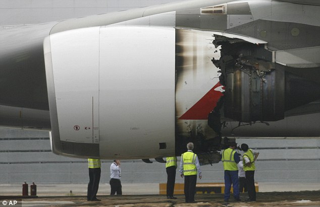 moteur A380 Qantas