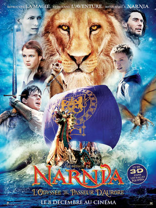 Le monde de Narnia odyssee du passeur aurore 3D