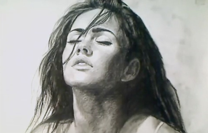 Video Megan Fox dessin