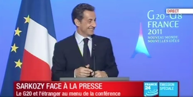 Video Sarkozy question Bouteflika